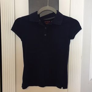 Dark Blue Collared School Shirt
